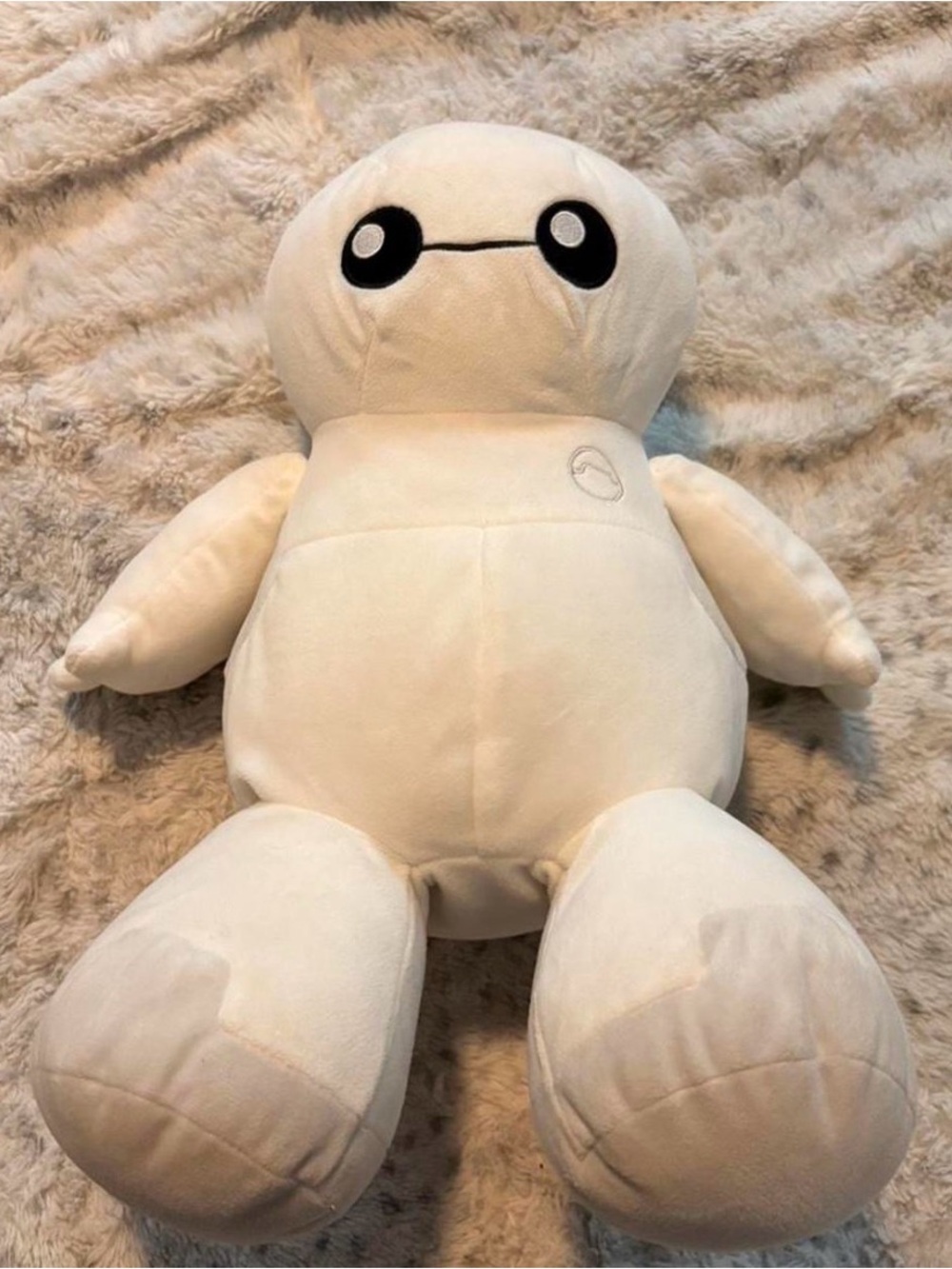 Disney Baymax Plush White and Black Stuffed Toy